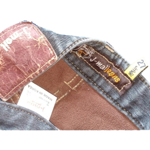 J-MAIL Sz 27 Boot cut Women's blue jeans Rare! - Picture 2 of 3